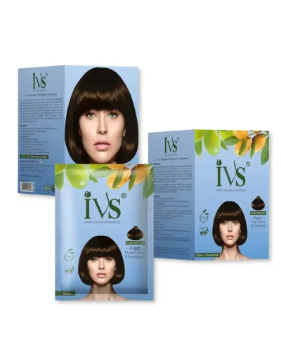 Фарба-шампунь iVS Dark Brown 30мл 10шт